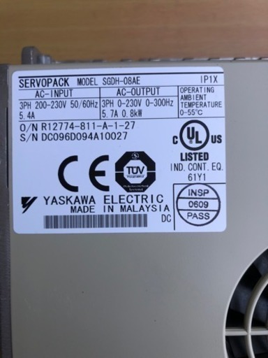 YASKAWA サーボパック SGDH-08AE