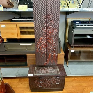 鎌倉彫の3面ドレッサー