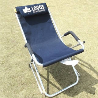 【値下げ】LOGOS ロゴス　ヘッドレスト付き　折りたたみ式ロッ...