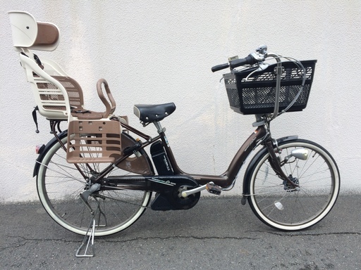 地域限定送料無料　ヤマハ　リトルモア　三人乗り　新基準　子供乗せ　6AH　ギュット　アンジェリーノ　神戸市　電動自転車