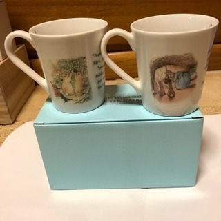 お譲り先決定。ピーターラビット マグカップ2個セット