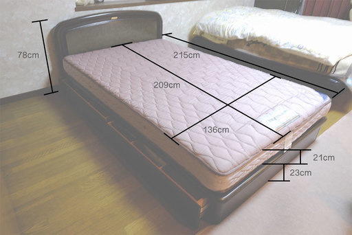 フランスベッド αMORNING ダブルベッド