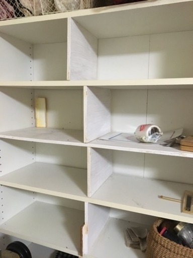 商談中、収納棚