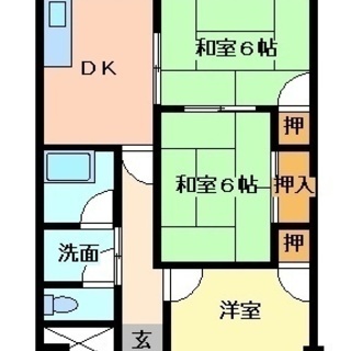 大洲市 グリーンハイツ平野301号 3DK 【3.7万円】　駐車場2台OK、ペット可、お風呂追い炊き  - 大洲市