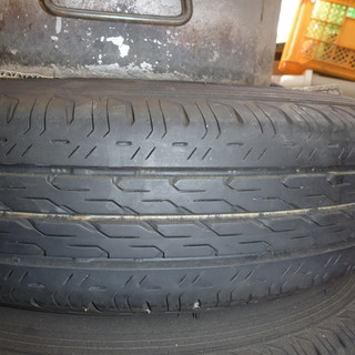 ブリジストン バン用タイヤ 165R14（ホイール付）の画像