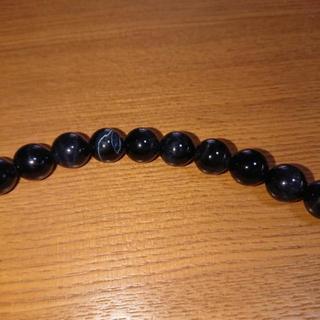 数珠 ホークアイ 鷹の目 ネックレスの画像