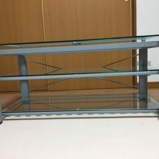 テレビ台 ガラスでオシャレです(^^)の画像