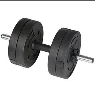 ※訳あり※【新品未使用品】ダンベル 2個セット 2.5kg×8枚 ウエイト 総重量 約21kg(ウエイト2.5kg×8個)　ウルトラスポーツ　鉄アレイ

の画像