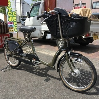 早良区　原　子供乗せ付　20インチ　2人乗り自転車　3人乗り対応...