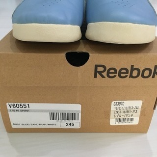 【未使用品】リーボック クラッシック ガストブルー 24.5cmの画像