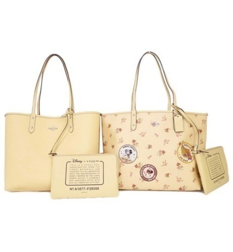 新品 正規品 COACH トートバッグ ディズニーコラボ