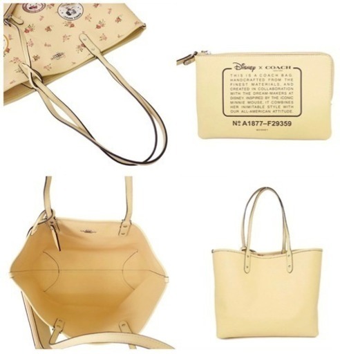 新品 正規品 COACH トートバッグ ディズニーコラボ