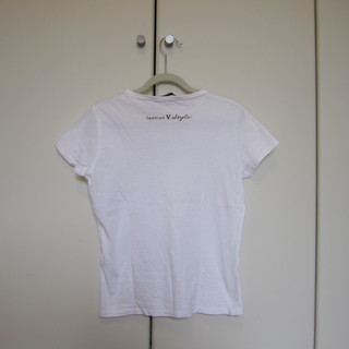フレンチコネクション　白ロゴTシャツ　(Size S）の画像