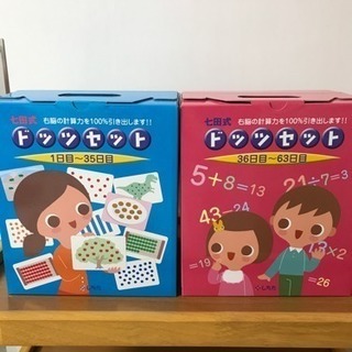 七田式　ドッツカード　フラッシュカード　セット1日から35日と36日から63日 楽天市場】【特典付】 七田 ドッツ カード 七田式ドッツセット