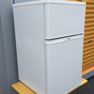 ☆美品☆Haier☆14年製☆2ドア　冷凍　冷蔵庫☆右開き☆高さ約85cmのコンパクトでロータイプ　清掃　アルコール消毒済の画像