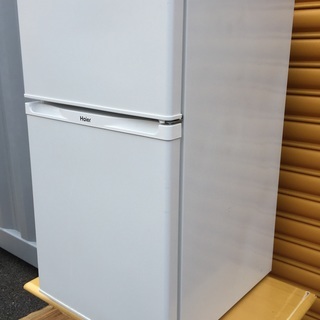 ☆美品☆Haier☆14年製☆2ドア　冷凍　冷蔵庫☆右開き☆高さ約85cmのコンパクトでロータイプ　清掃　アルコール消毒済の画像