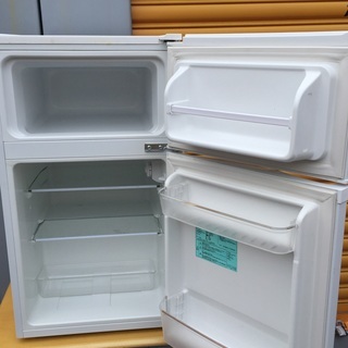 ☆美品☆Haier☆14年製☆2ドア　冷凍　冷蔵庫☆右開き☆高さ約85cmのコンパクトでロータイプ　清掃　アルコール消毒済の画像