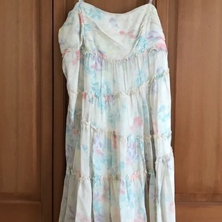 【レッセパッセ】絹ワンピース美品→お値下