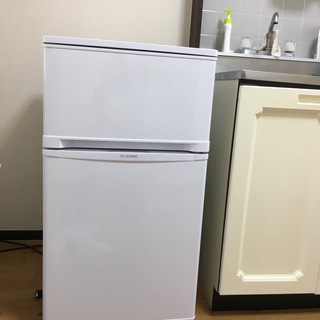 ２ドア冷蔵庫 2017年製 美品 上大岡引き渡し