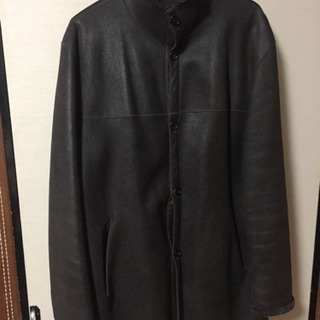 BEAMS シープスキン ハーフコートの画像