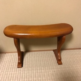 肘掛け、肘置き、脇息、和風 木製 二客セットの画像