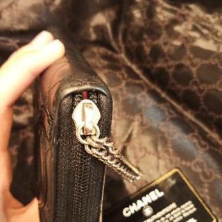 CHANEL　シャネル　財布　カンボンライン　美品✨の画像