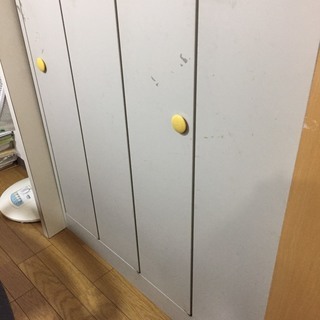 中古　4連ロッカー　引っ越しのためお譲りしますの画像