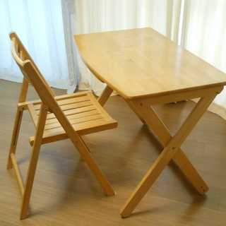 折り畳み式机・椅子