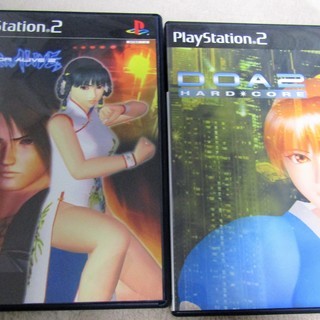 ☆PS2/DOA2 HARD・CORE & DEAD OR ALIVE 2 デッド・オア・アライブ 2本セット◆本物に歴史はいらないの画像