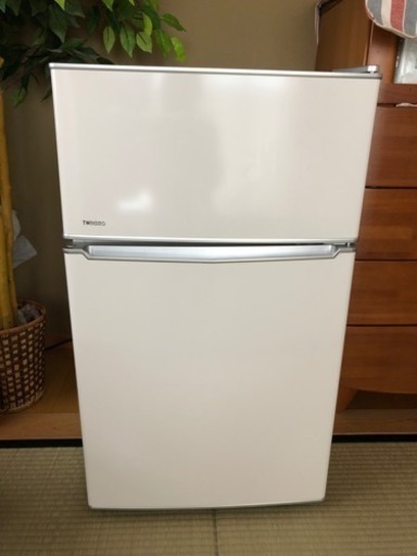 2ドア 冷凍冷蔵庫  ツインバード工業 保証付き
