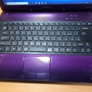 商談中につき受付けを一時ストップ致します。中古　訳あり　sony vpccb29fj  紫色　Core i3 HDD500GB メモリ4GBの画像