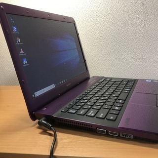 商談中につき受付けを一時ストップ致します。中古　訳あり　sony vpccb29fj  紫色　Core i3 HDD500GB メモリ4GBの画像