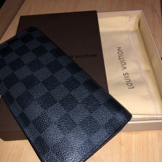 ルイヴィトン 長財布  黒ダミエ グラフィット オープン式の画像