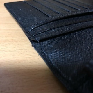 ルイヴィトン 長財布  黒ダミエ グラフィット オープン式の画像