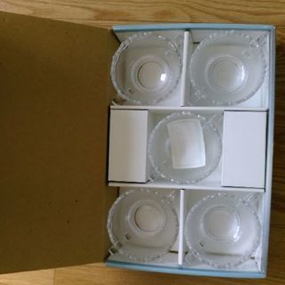 ガラス食器5点　新品の画像