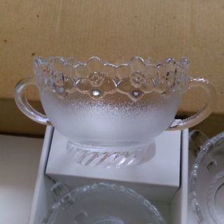 ガラス食器5点　新品の画像