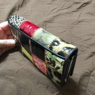 【新品】本革 牛革 財布 がま口の画像