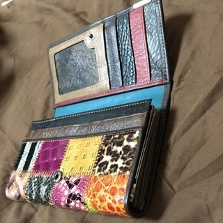 【新品】本革 牛革 財布 がま口の画像