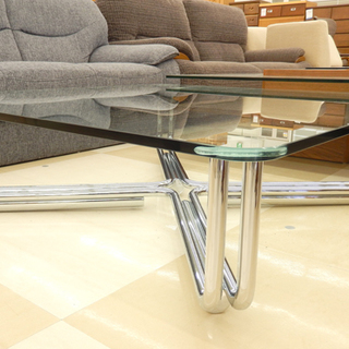 札幌市/清田区 Cassina ixc. 784 ガラスローテーブル GIANFRANCO