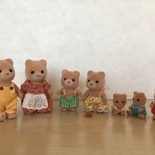 シルバニア＊クマのファミリー(箱付き)