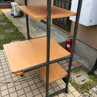 🔴至急 0 円 キャスター付き台 4段 🔴