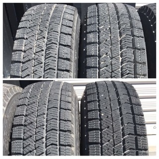 バリ山【格安売切り】ブリジストン VRX2 145/80R12 バモス ライフ ミニキャブ エブリィ スクラブ ホイールタイヤ4本セットの画像