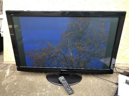 【受付中】送料無料 パナソニック Panasonic ビエラ VIERA Link エコナビ搭載 フルハイビジョンプラズマ テレビ 42型 TH-P42G2-K 家電家具多数出品中 一人暮らし 新生活 大型テレビ