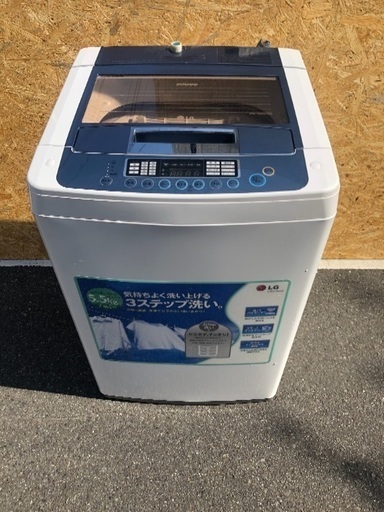 【受付中】送料無料 美品 2013年製 LG 5.5kg 全自動洗濯機 縦型 WF-55WLB   家電家具多数出品中 一人暮らし 新生活