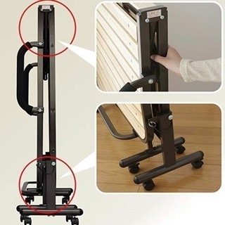 アイリスオーヤマ天然木すのこベット 折りたたみの画像