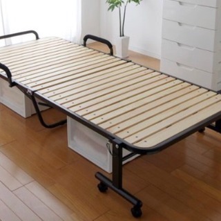 アイリスオーヤマ天然木すのこベット 折りたたみの画像