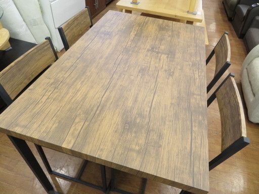 Holz　ヴィンテージテイスト　ダイニング5点セット【トレファク上尾店】