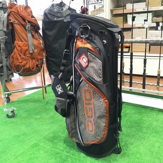 OGIO（オジオ）　サイレンサースタンドキャディーバッグ　CAYENNE CROSSWALK　の画像