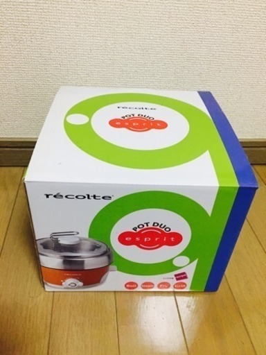 値下げします！新品未使用 便利 鍋！ 1台4役！recolte ポット デュオ エスプリ！