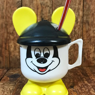 【送料無料】ミッキーマウス★マグ★ディズニー★ヴィンテージ★ビン...